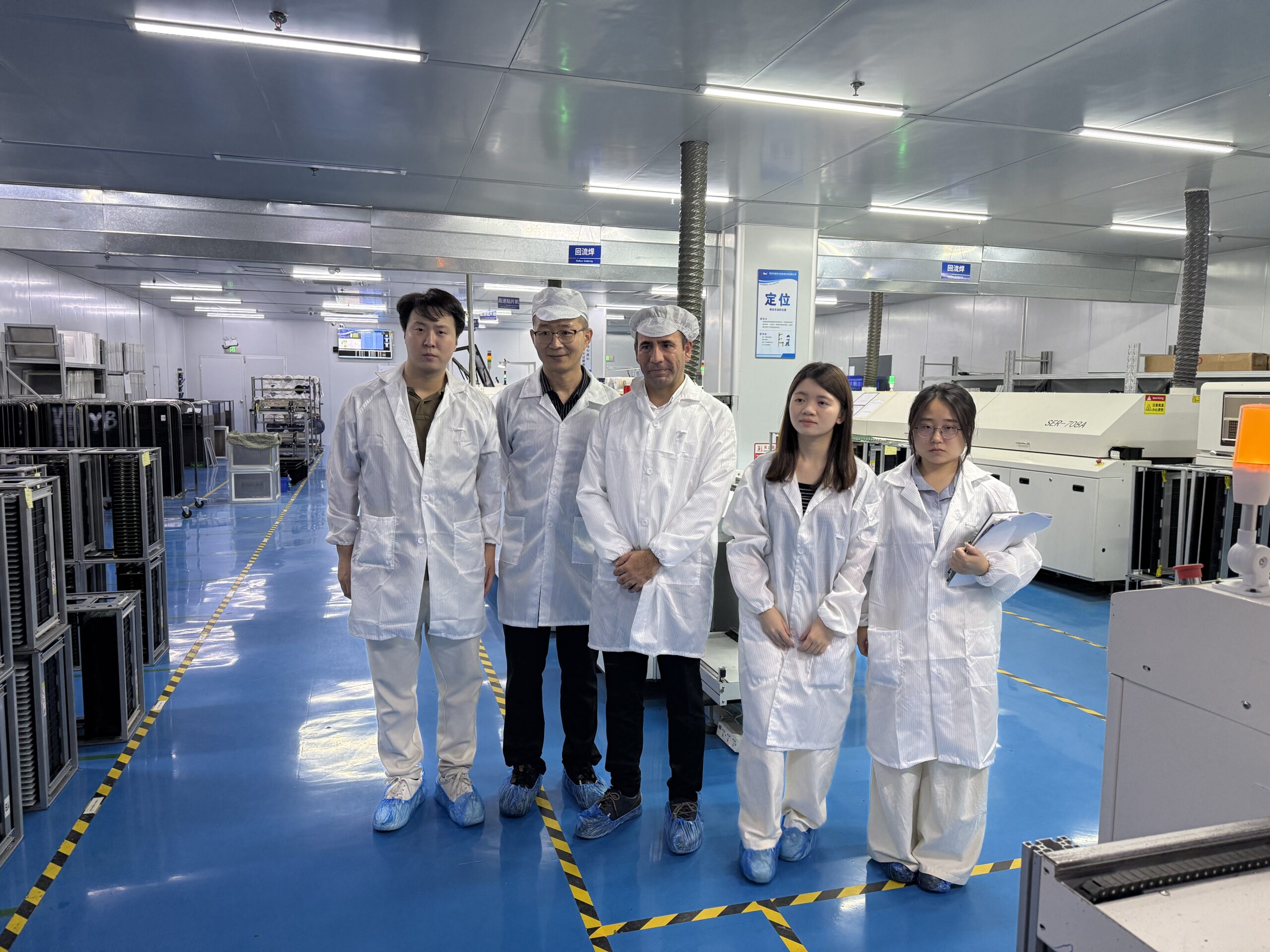 Zerbon elektronik ve PCBA üretimi teknik ziyareti